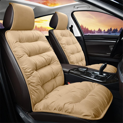 Luxury plush seat cushion – Thick, warm, and universal front cover